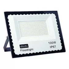 Refletor Led Led Smd 100w Branco Frio Prova D'água Bivolt