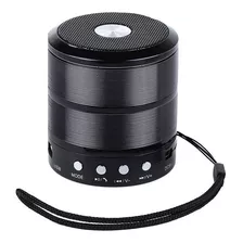 Parlante Portátil Mini Speaker Bluetooth Recargable Usb Color Negro