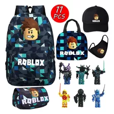 Set De 11 Piezas De Mochila Roblox, Estuche, Lonchera, Másca