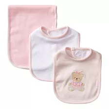 Little Me Baby Girls '3 Piezas De 3 Piezas, Oso, Rosa/multi,