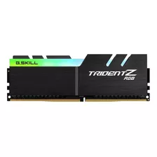 Memoria Ram Trident Z Rgb Gamer Color Negro 8gb 1 G.skill F4-3000c16s-8gtzr