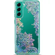 Funda Para Samsung Galaxy S22 Plus - Transparente Mandala