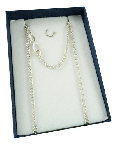 Cadena Plata 925 Groumet 2mm 70cm Unisex Maciza Plata