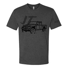 Camiseta Jeep Jt Gladiator Ldd Series Triblend Charcoal Para