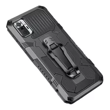 Funda Xiaomi Redmi Note 10 Pro Clip Case Uso Rudo + Mica