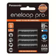 Pila Panasonic Recargable Eneloop Pro Aaa 4 Unidades 950 Mah