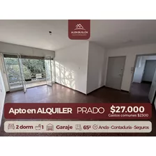 Apartamento Alquiler Prado 2 Dormitorios Con Balcón Al Frente, 2do Piso Por Escalera. Ideal !