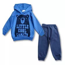 Conjunto Bebe Blusão Calça Moletom Fashion Kids Capuz 6381