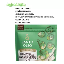 Santo Óleo Leite Em Pó De Biomassa De Banana Verde 200g 