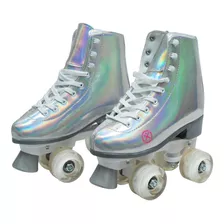 Patines De 4 Ruedas Para Niñas Fuxion Sports Tornasol