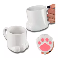 Taza Chibi Paw // Patita Gatito Blanca