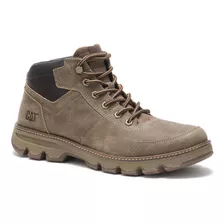 Botin Cuero Hombre Vertex Café