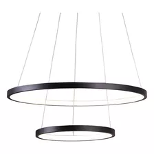 Lustre Pendente Quality Montreal 1301 Led Preto Bivolt