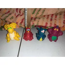 Coleção Brinquedos Antigos Dragoes/dinossauros Mc Donalds