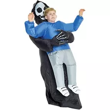 Disfraz Inflable Para Niños Grim Reaper Pick De Morph Disfra