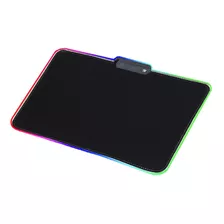 Mouse Pad Gamer Led Rgb 350 X 250 4mm Retroiluminado 7 Modos