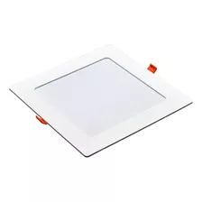 Luminária Plafon Pop Led De Embutir Avant Quadrado 24w 30x30 Cor Branco 100v/240v