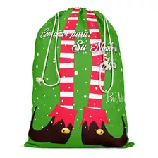  Bolsa Costal Navideño Sublimado 20x30 Personalizado Botas