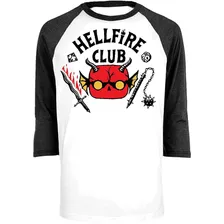 Stranger Things Hellfire Club, Playera Pop! En Caja, Talla G