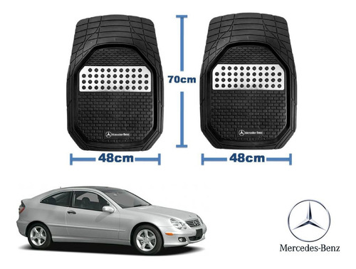 Tapetes Logo Mercedes + Cubre Volante C180 Kompressor 00a07 Foto 4
