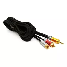 Cabo P2 Para 2 Rca Profissional - 50 Mt