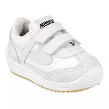 Tenis Panam 11221 Casuales Niñas Bebé Blanco Tallas 12 A 16