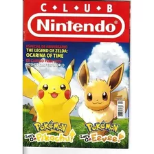 Revista Club Nintendo Lets Go Pikachu-eevee Con Su Poster