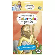 Kit Com 10 Livros - Aprendendo E Colorindo Com A Bíblia 