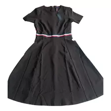 Vestido Tommy Hilfiger Talla 0 Color Negro 100% Original