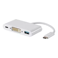 Adaptador Monoprice Multipuerto De Vga A Usb-c, 1080p/60 Hz