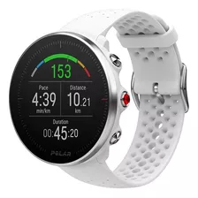 Reloj Polar Vantage M Gps Pulsometro - Storero Bikes Caja Blanco Malla Blanco Bisel Plateado Diseño De La Malla Milanese