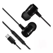 Auriculares Cableados Usb C Naztech Platinum Llamadas Color Negro