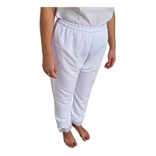 Calça Umbandista Feminina Branca Candomble Calçolu Calçulu