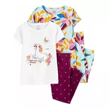 Kit Pijama 4 Peças Carter's - Menina