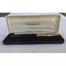 Lapicera Parker 51 Usa Gold 12 K Azul