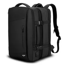 Mochila Maleta Impermeable Antirrobo Expansible 35l Usb