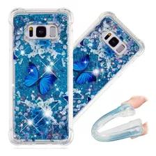 Funda Para Samsung Galaxy S8 Plus, Azul/brillante/resiste...