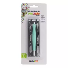 Kit Estilete De Precisão Soft Com 6 Lâminas - Leoarte