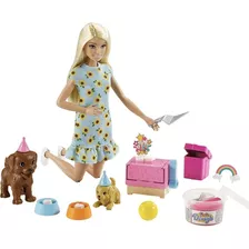 Muñeca Barbie, Fiesta De Cachorros!! Original De Mattel