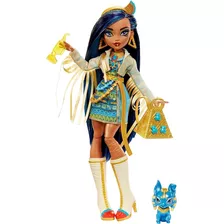 Monster High Boneca Cleo Denile 28cm Com Acessórios Mattel