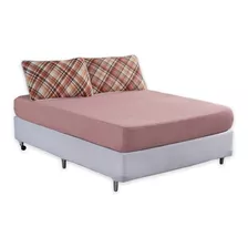 Roupa De Cama King Size Com Elástico Luxo 3 Peças Dublin