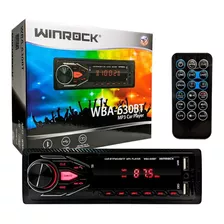 Radio Carro Winrock Mp3, 1 Din, Bluetooth, Usb, Fm