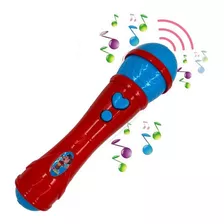 Microfone Infantil Brinquedo Musical Som E Voz Promoção