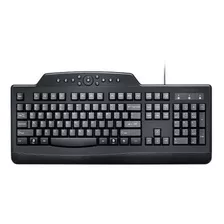 Teclado Pro Fit Media Keyboard Abnt2 Com Fio Kensington Cor De Teclado Preto