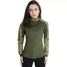 Combat Shirt Feminina Multicam - Bélica