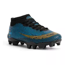 Botines Freedom Fútbol Con Media Modelo Campo 27 Al 32 Azul