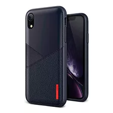 Funda Vrs Leather Fit Para iPhone XR Tpu Case Premium