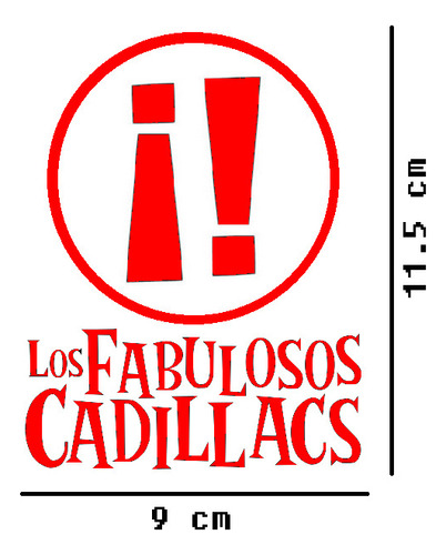 Fabulosos Cadillacs Logo Sticker Vinil 2pzs $135 Mikegamesmx Foto 3