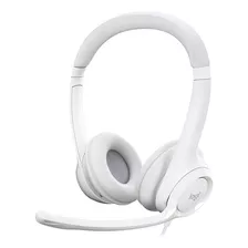 Auricular Headset Logitech H390 Usb Blanco / White Con Micró