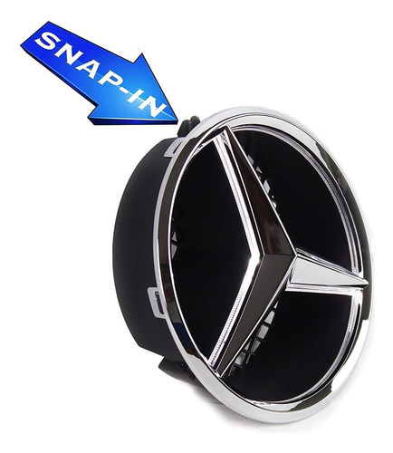 Logotipo Led De Parrilla Delantera Para Mercedes Benz Foto 5